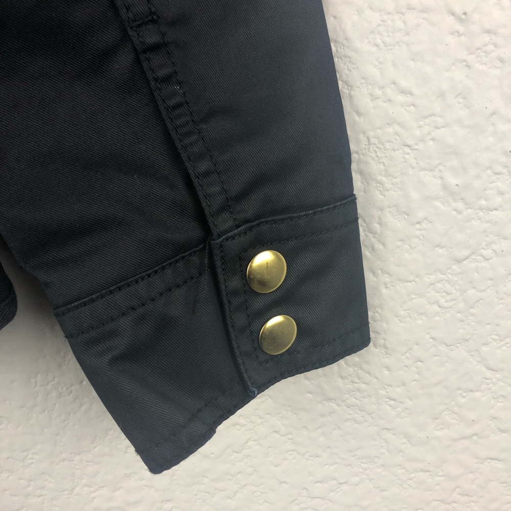 J. Crew  Black The Downtown Military Jacket XS - Picture 4 of 7
